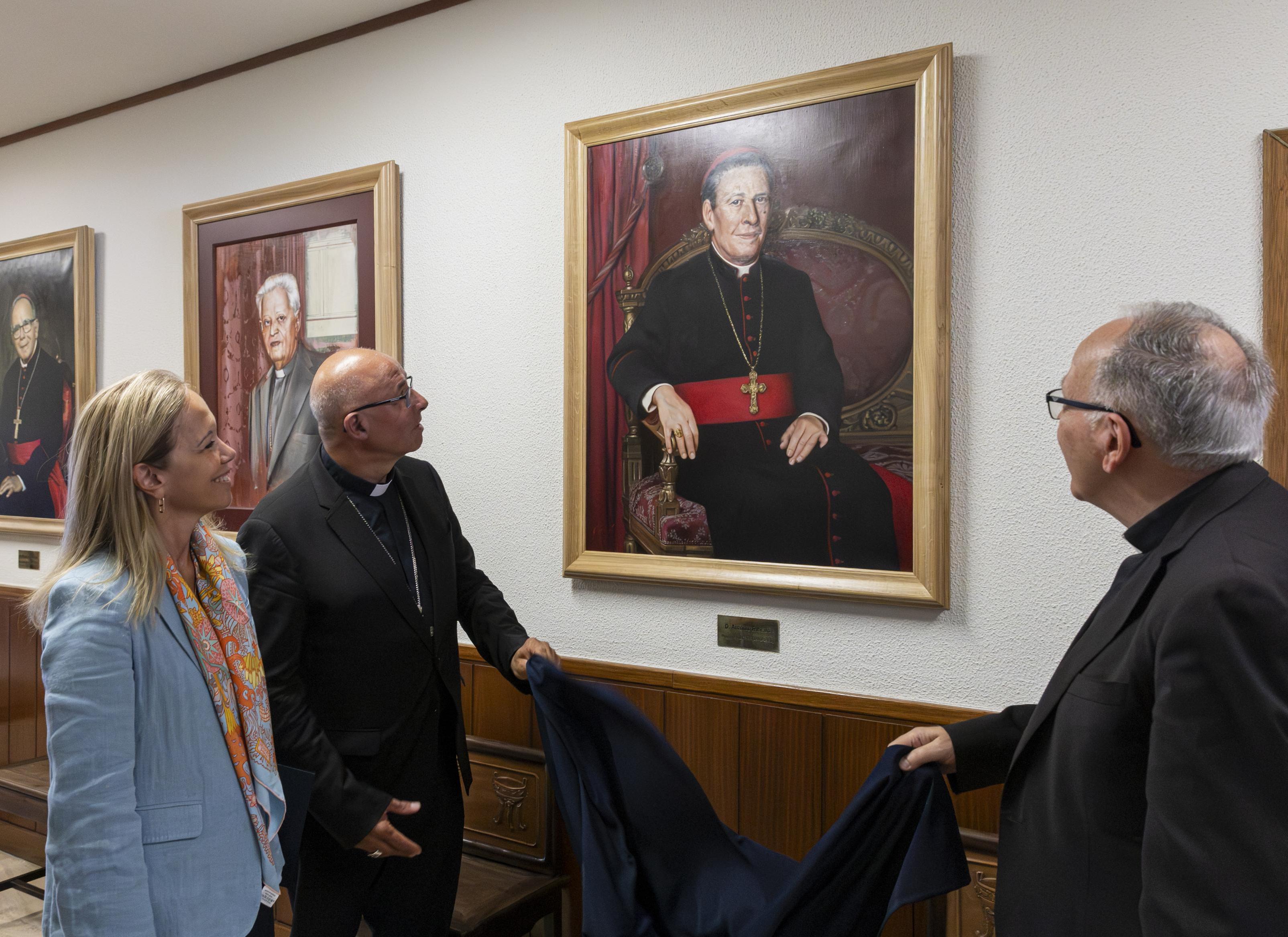 Quadro de Cardeal D. António Ribeiro na Reitoria da UCP