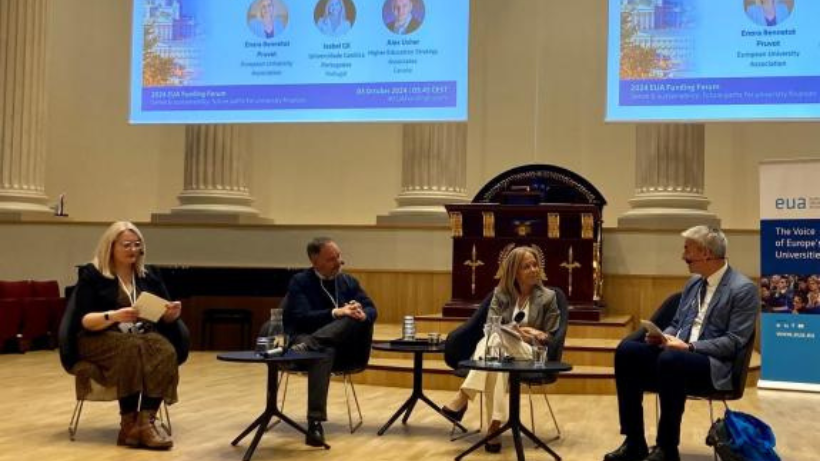 Católica discusses future of university funding at EUA Funding Forum