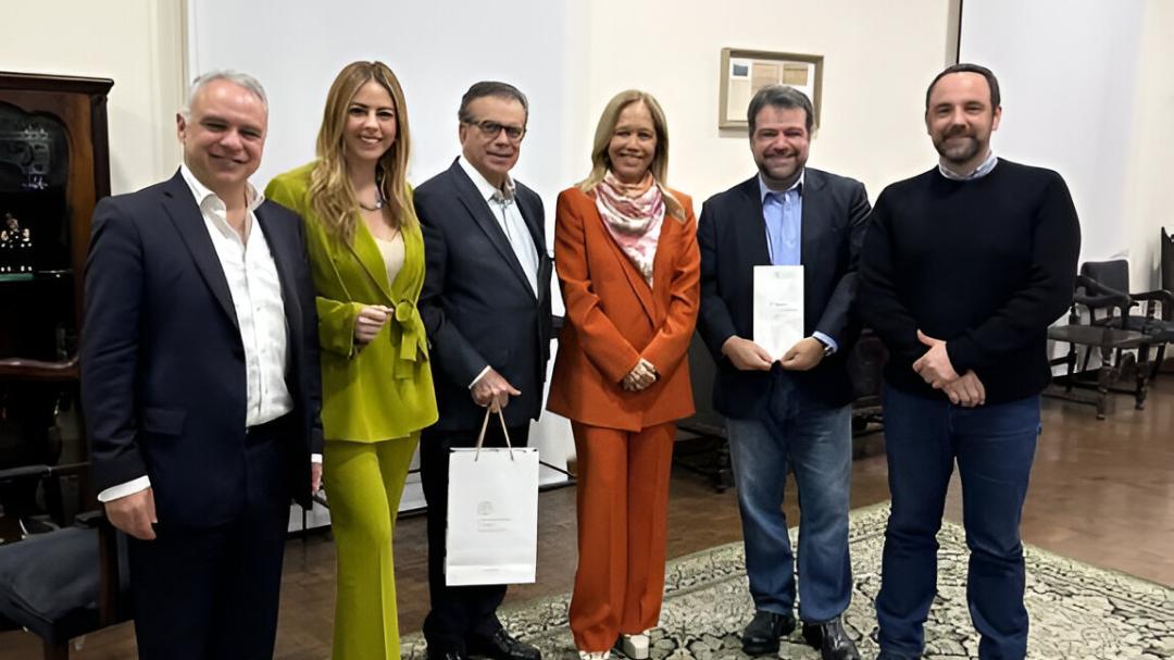 Fotografia da Isabel Capeloa Gil, Reitora de Universidade Católica Portuguesa, em São Paulo