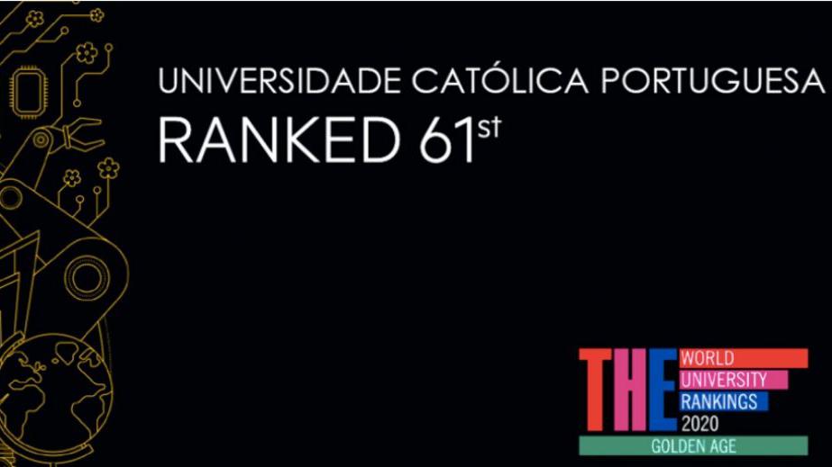 Católica entre as 100 Melhores Universidades do Mundo no Ranking Best “Golden Age” Universities do THE