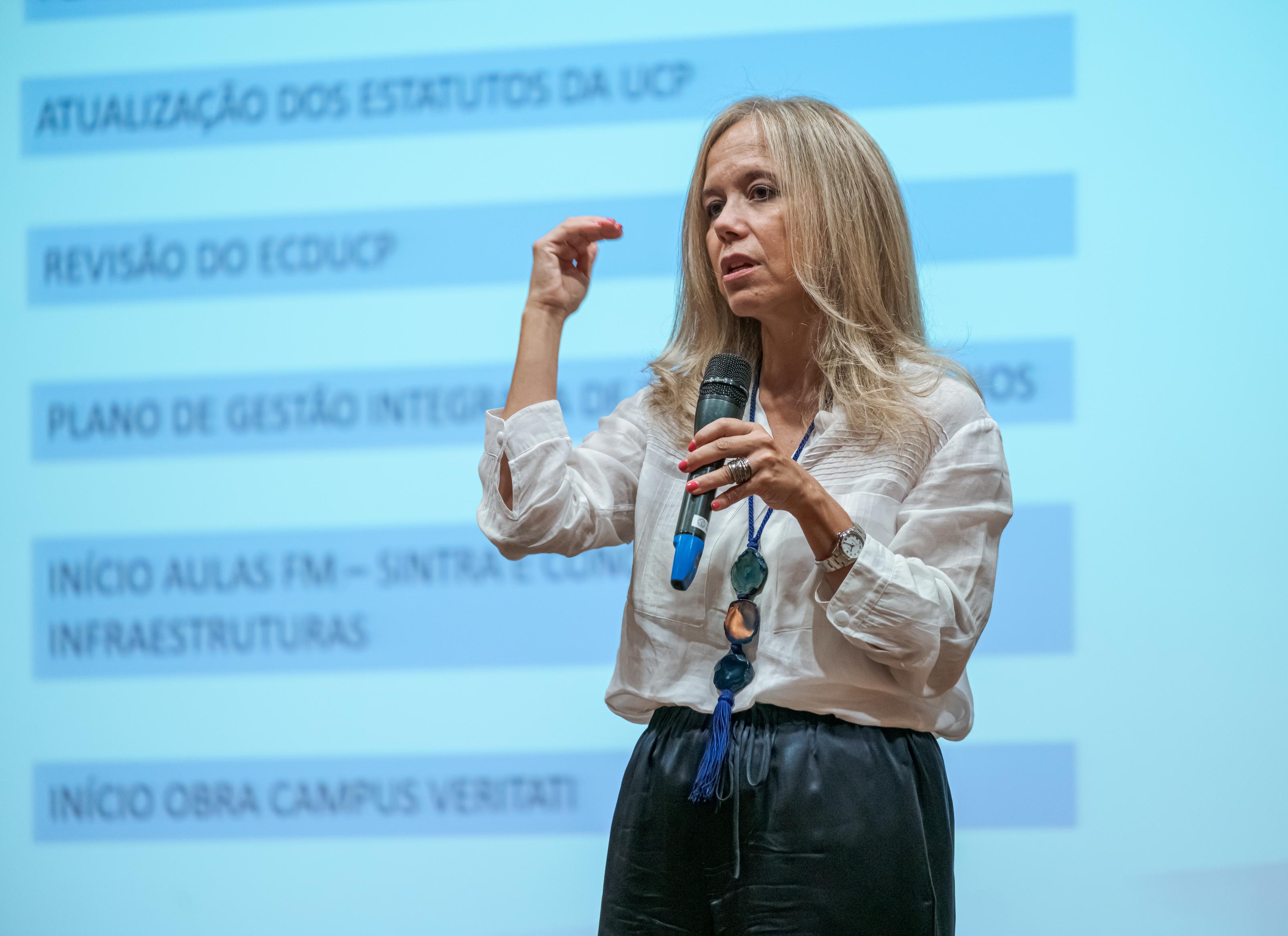 UCP's President, Isabel Capeloa Gil 