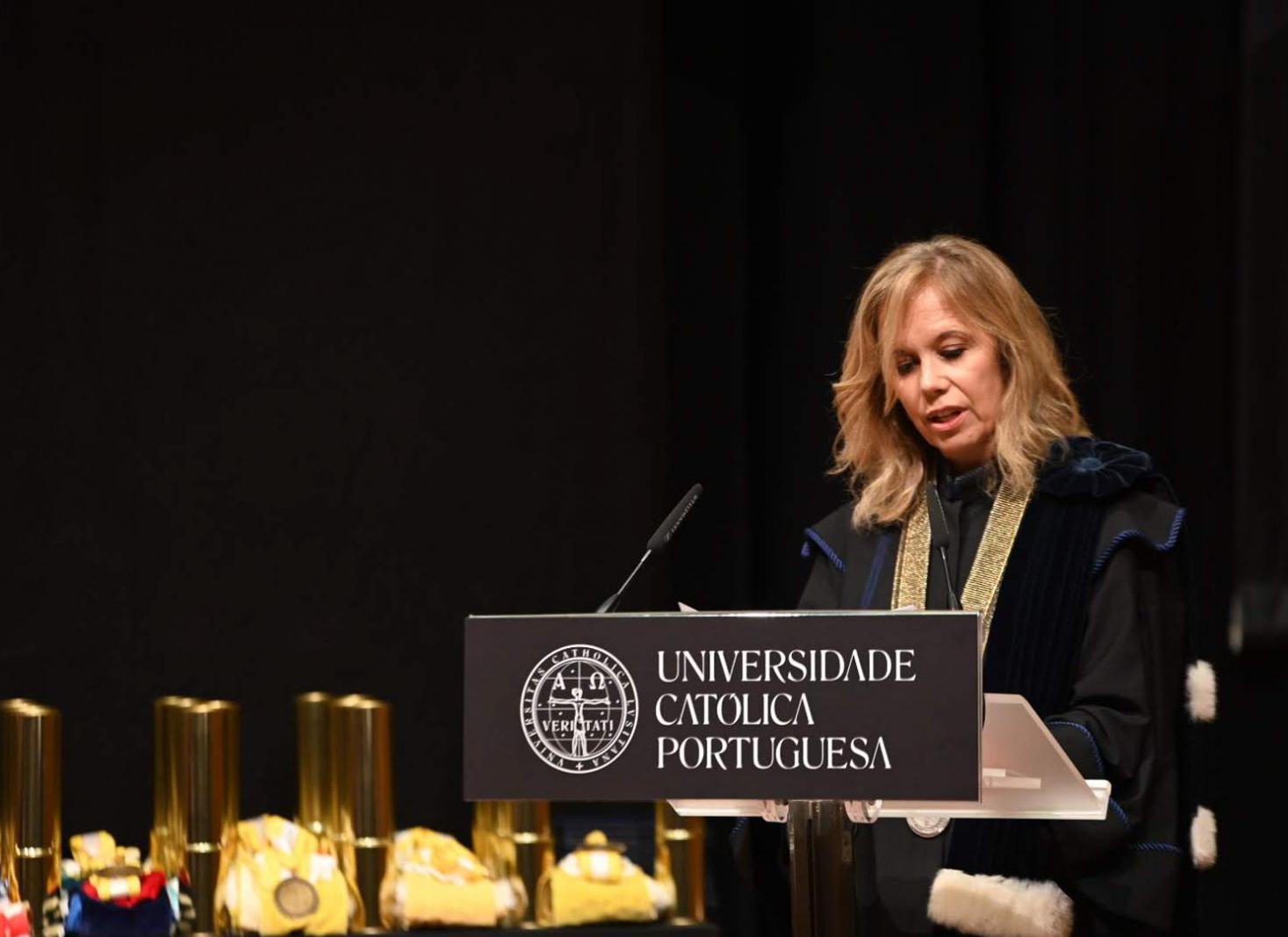 Isabel Capeloa Gil no Dia Nacional da Universidade Católica Portuguesa