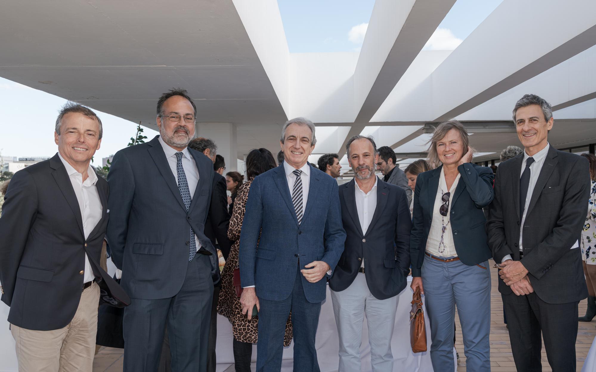 Professor Paulo Campos Pinto e convidados no Católica Spring Jam